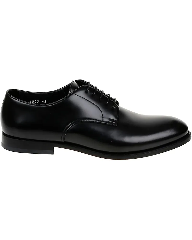 Doucal´s Flat Shoes Black schwarz Schwarz