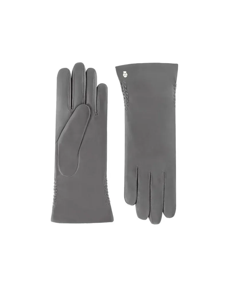 Roeckl Handschuhe Handschuhe Regina aus Leder grau Grau