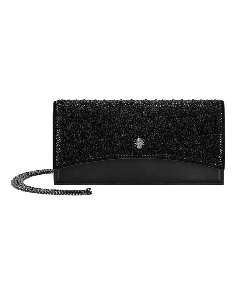 Philipp Plein Crossbody Bags Henkel Tasche Skull Mit Schmucksteinen schwarz Schwarz