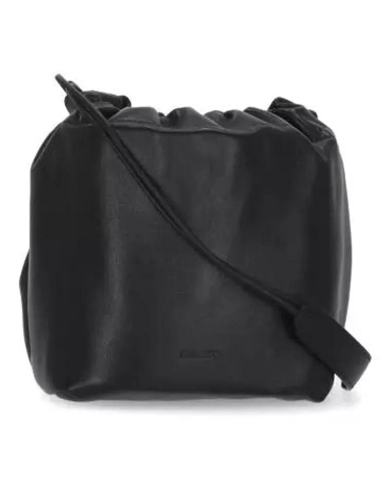 Jil Sander Shopper Dumpling Shoulder Bag Schwarz