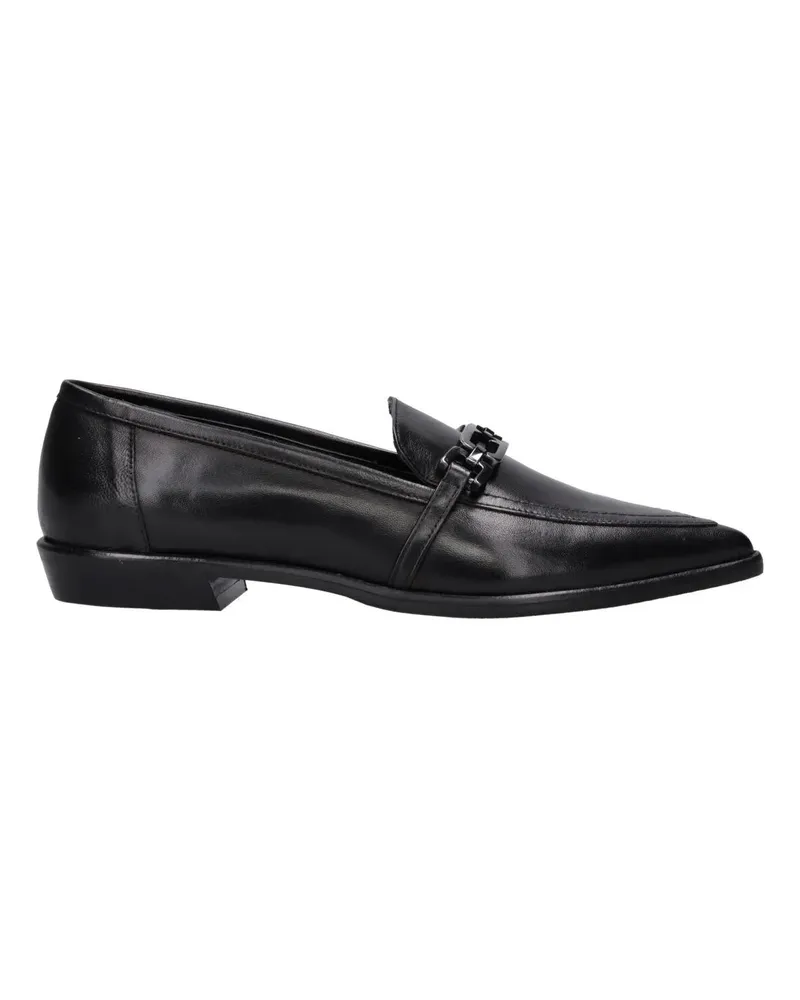 Thea Mika Slipper & Pantoletten Mokassins schwarz Schwarz