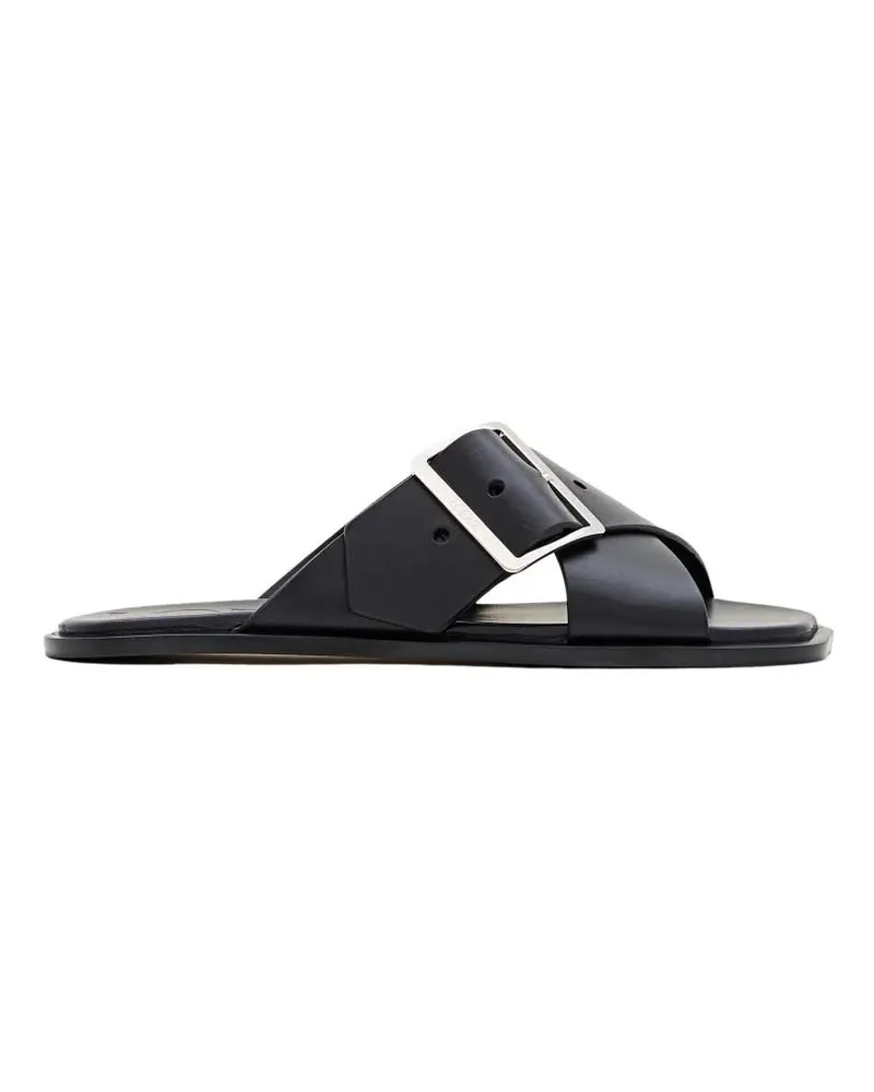 Loewe Sandalen Petal Belt Flat Sandal schwarz Schwarz