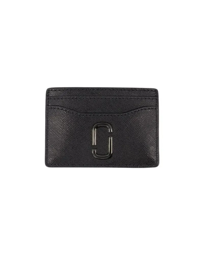 Marc Jacobs Portemonnaie Card Holder - Leather - Black schwarz Schwarz