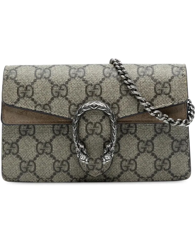 Gucci Hobo Bags Mini GG Supreme Dionysus Crossbody braun Braun