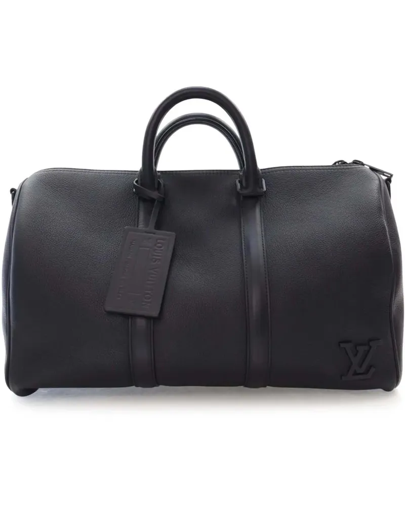 Louis Vuitton Weekender Aerogram Keepall Bandouliere 40 schwarz Schwarz
