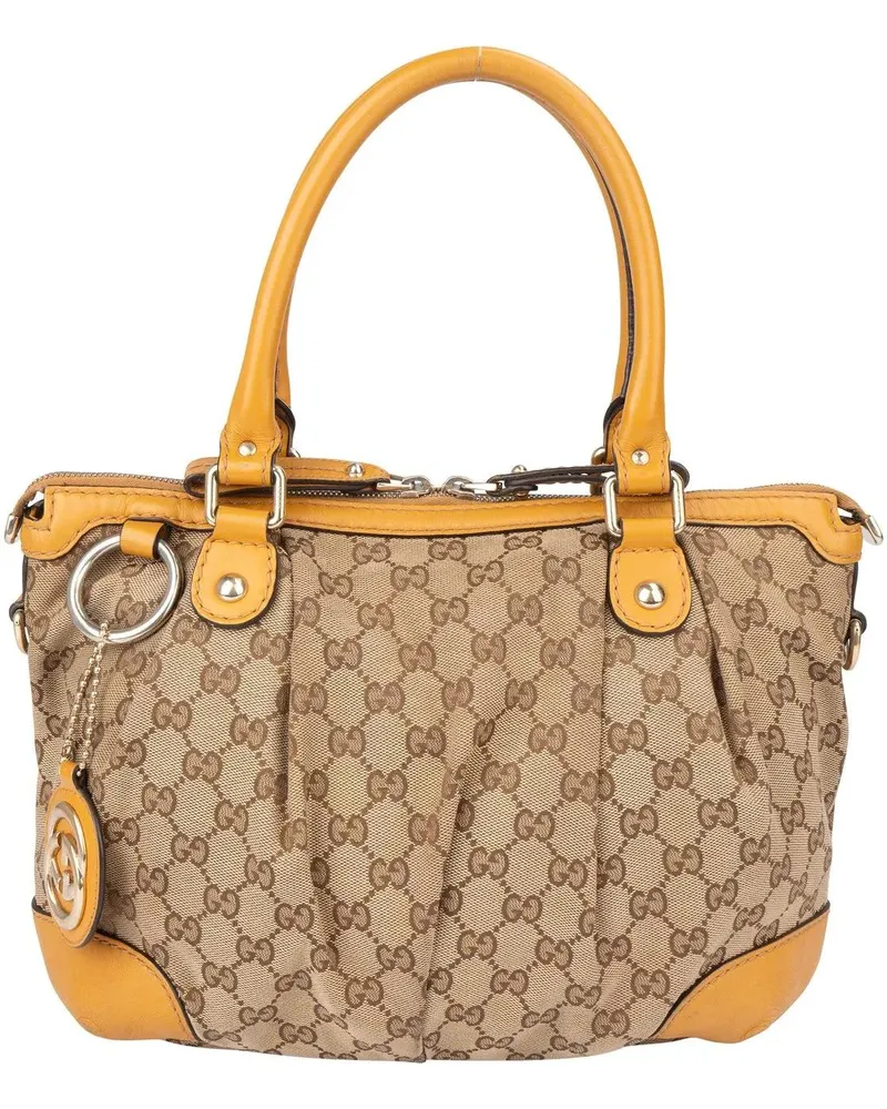 Gucci Crossbody Bags  GG Monogram Sukey Handbag braun Braun