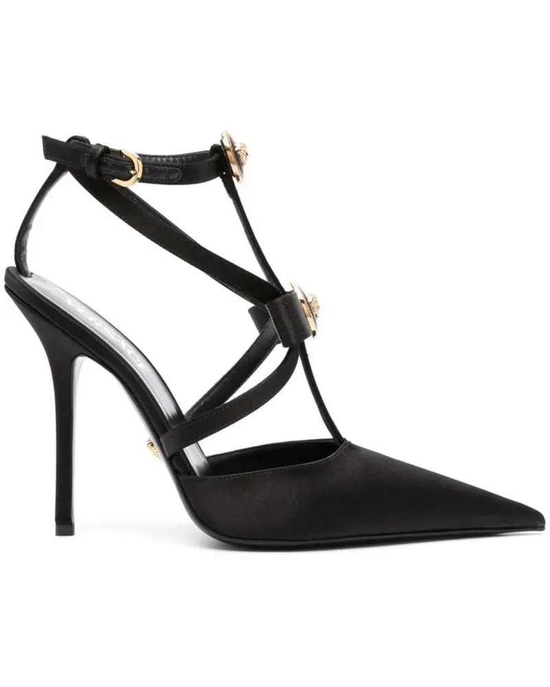Versace Sandalen Sandals Black schwarz Schwarz