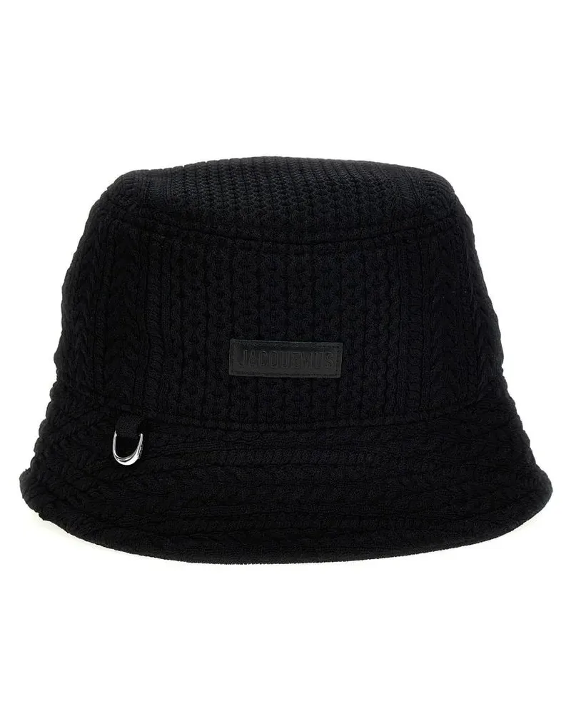 Jacquemus Caps & Mützen 'Le Bob Belo' Bucket Hat schwarz Schwarz