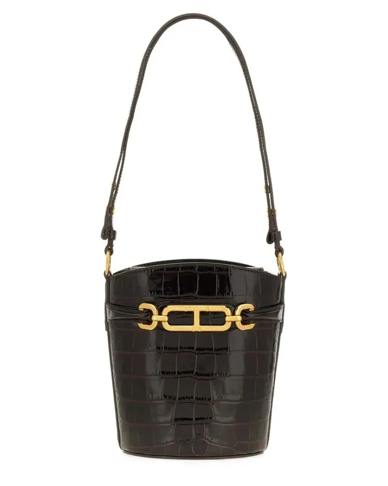 Tom Ford Beuteltaschen Small Bucket Bag braun Braun