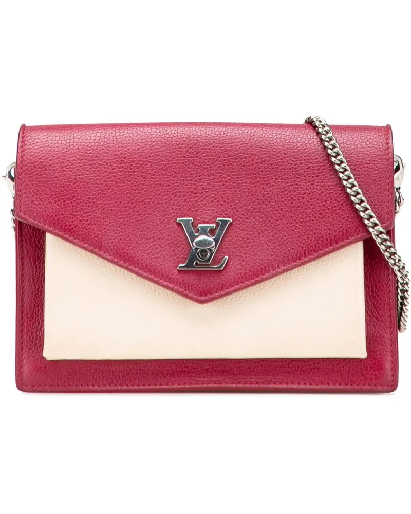 Louis Vuitton Hobo Bags Bicolor Leather MyLockMe Chain Pochette rot Rot
