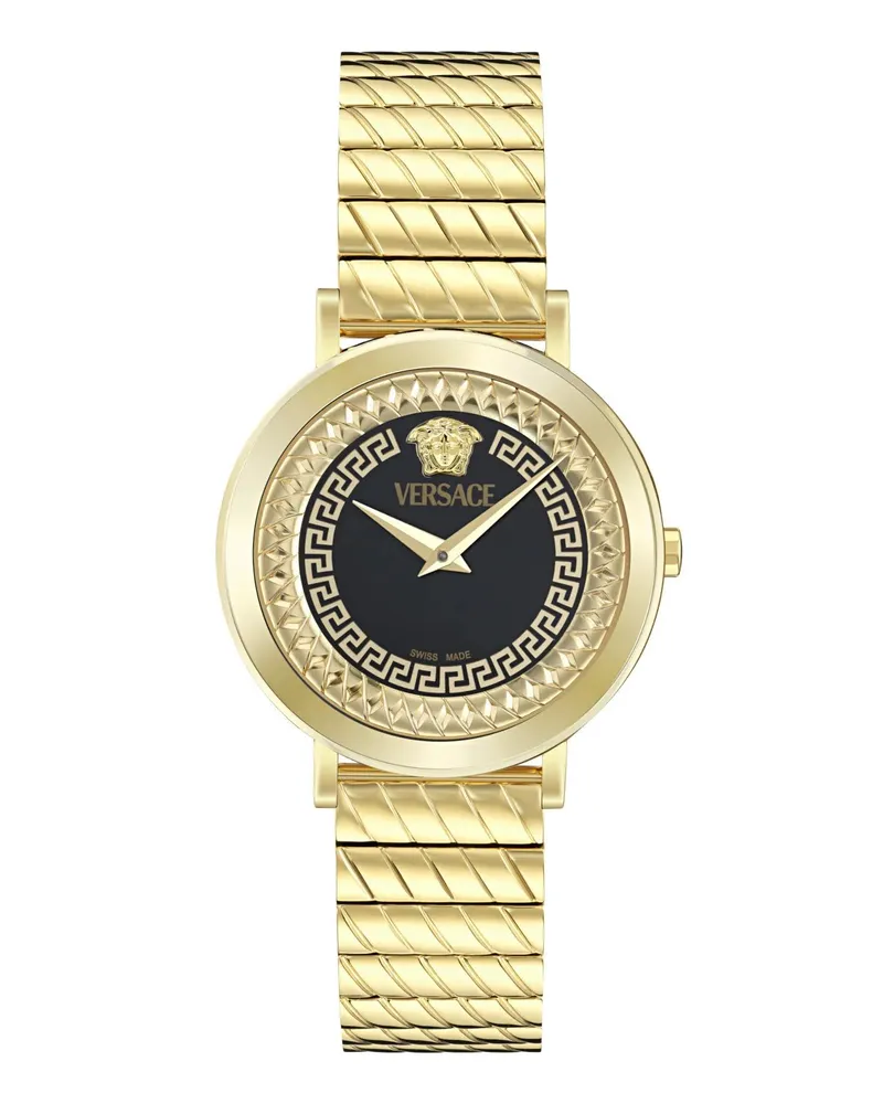 Versace Uhr Quarz-Analoguhr  Delphinus yellow Gelb