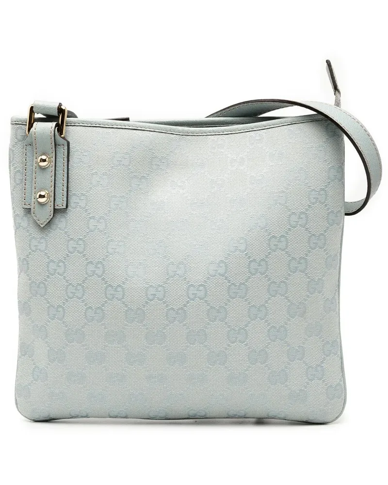 Gucci Hobo Bags GG Canvas Crossbody blau Blau