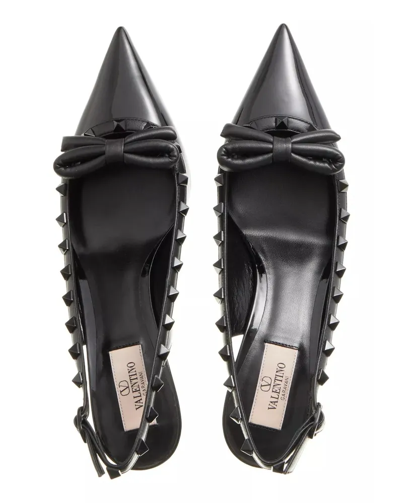 Black valentino style heels online