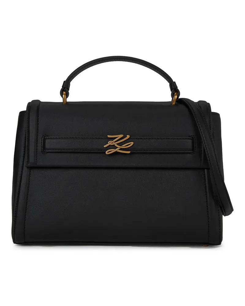 Karl Lagerfeld Crossbody Bags K/Autograph Tasche mit Tragegriff oben schwarz Schwarz