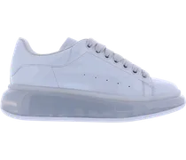 Low-Top Sneaker Dames Oversized Sneaker Transp Gris grau