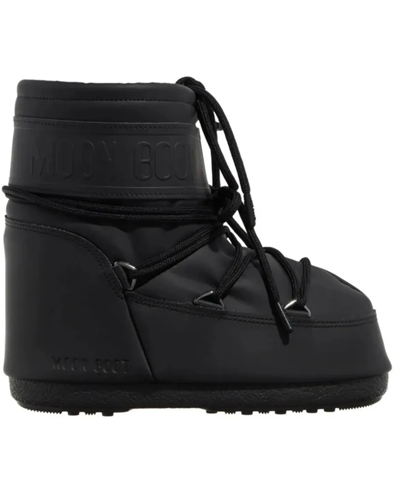 Moon Boot Stiefel MB ICON LOW RUBBER BLACK schwarz Schwarz