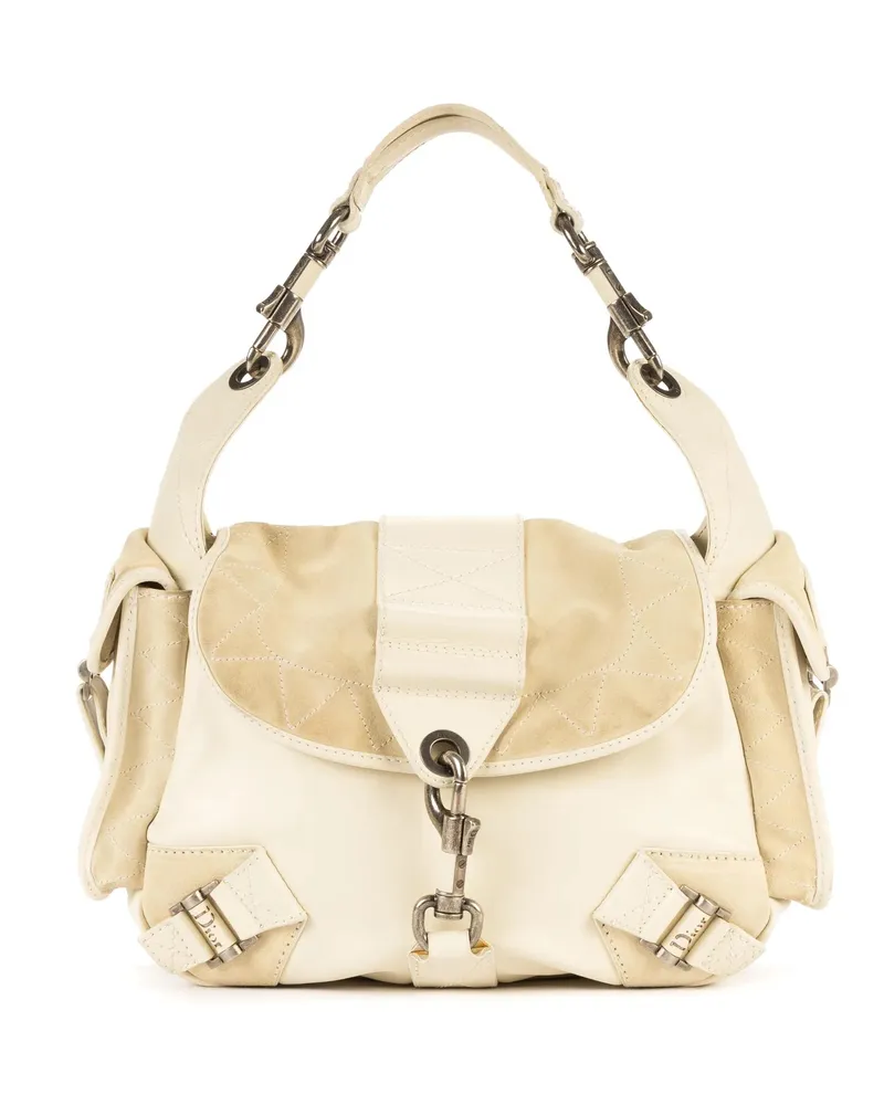 Dior Crossbody Bags Rebelle Top Handle weiß Weiß