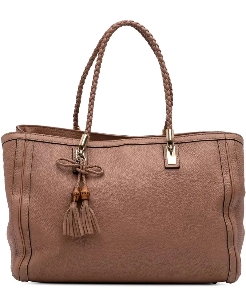 Gucci Shopper Medium Leather Bella Tote rosa Gold