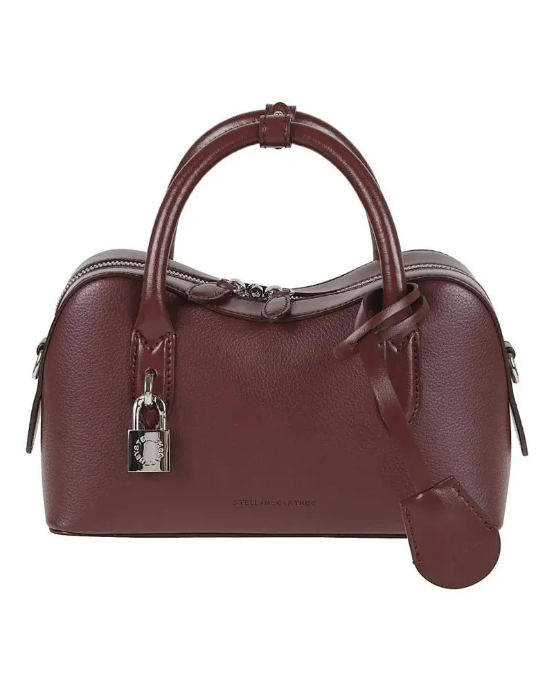 Stella McCartney Hobo Bags Structured Shoulder Bag With Gold-Tone Accents grau Grau