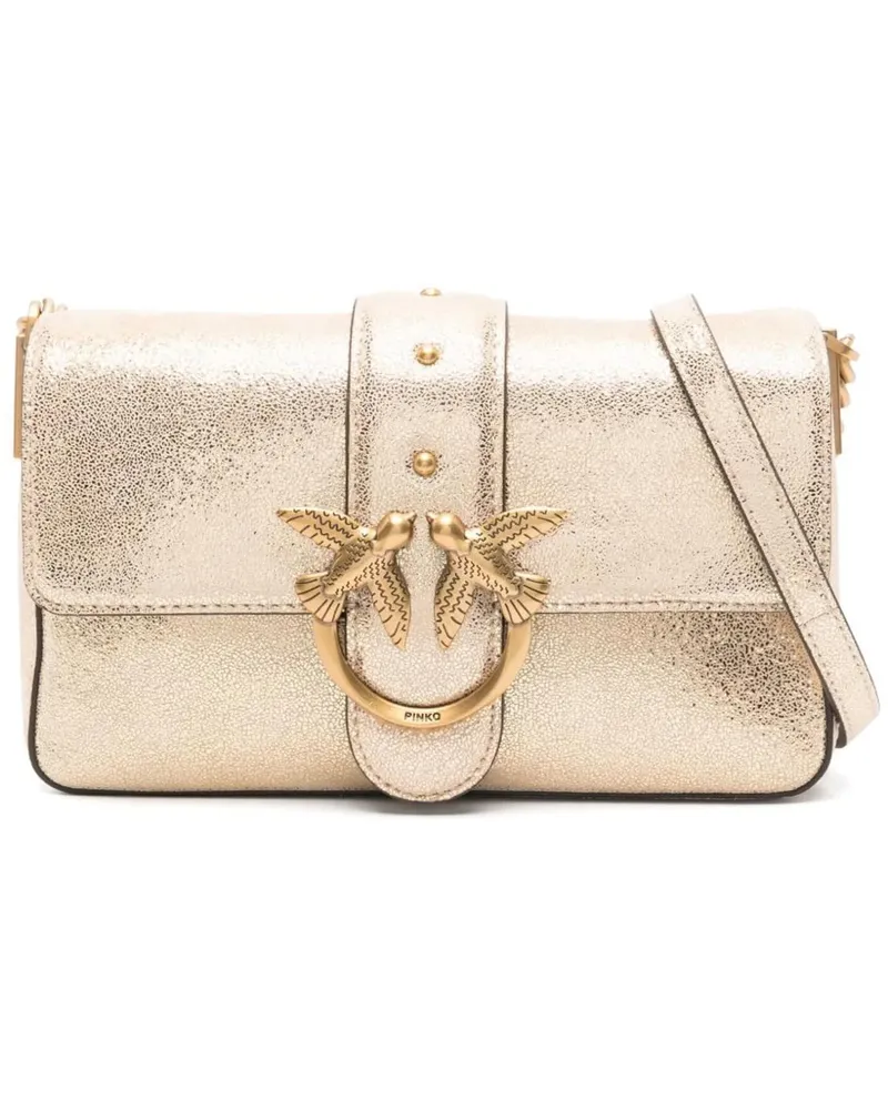 Pinko Crossbody Bags Borsa Love One Mini Slouchy goldfarben Gold