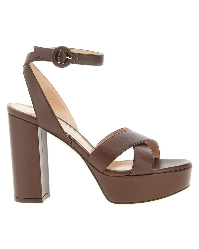 Gianvito Rossi Sandalen 'Sabrina' Sandals braun Braun