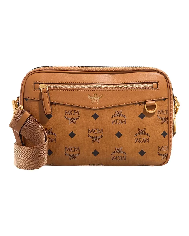 MCM Crossbody Bags Diamond Crossbody Small cognacbraun Cognacbraun