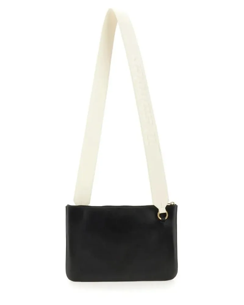 Jil Sander Hobo Bags Black Lg Sheepskin Link Shoulder Bag schwarz Schwarz