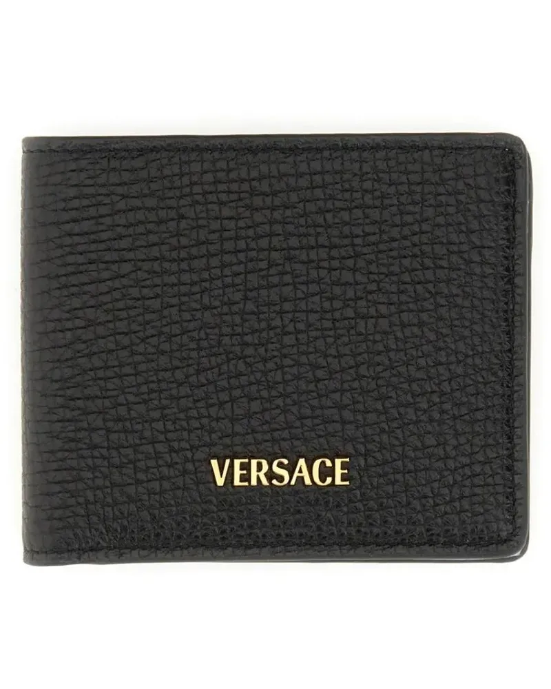 Versace Portemonnaies "Myth" Portfolio schwarz Schwarz