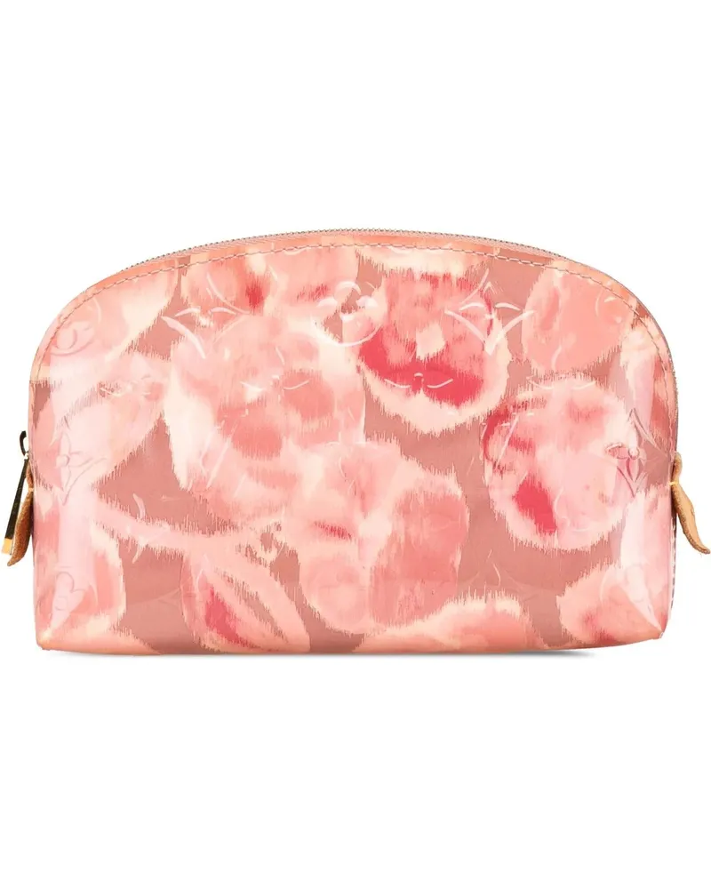 Louis Vuitton Kosmetiktaschen Monogram Vernis Ikat Cosmetic Pouch rosa Gold