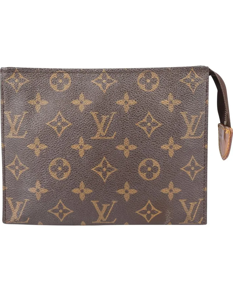 Louis Vuitton Businesstaschen & Reisegepäck  Canvas Monogram Poche Toilette 19 Po braun Braun