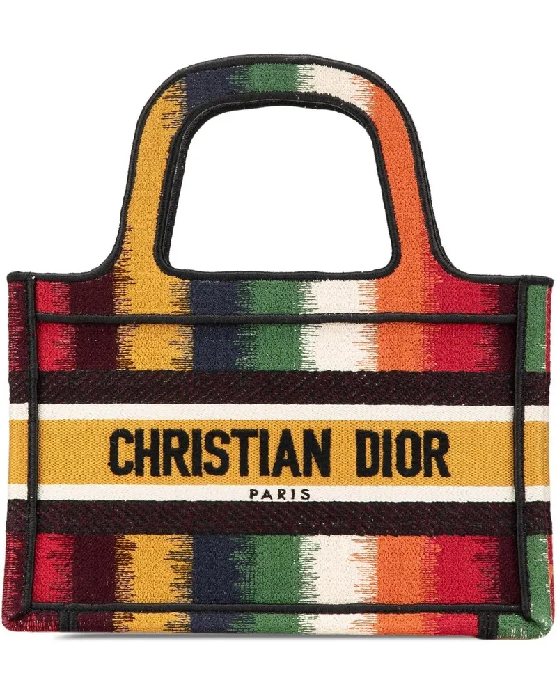 Dior Crossbody Bags 2020 Mini D Stripes Book Tote bunt Bunt
