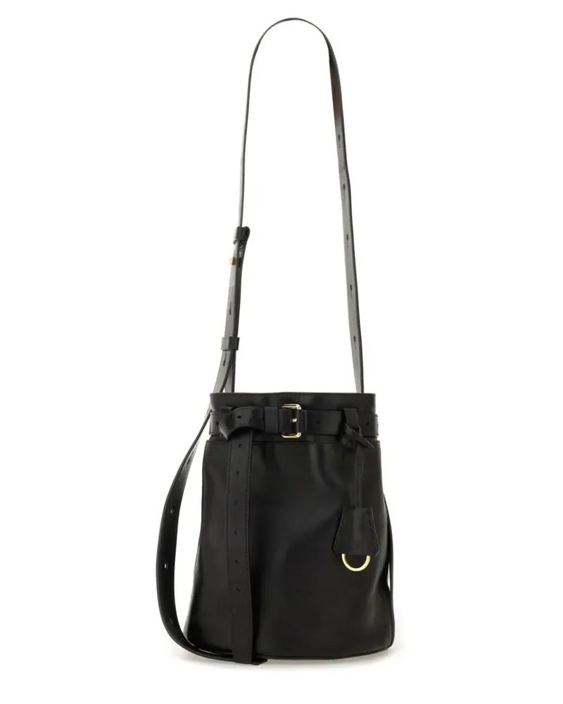 Moschino Hobo Bags "Tie Me" Bucket Bag schwarz Schwarz