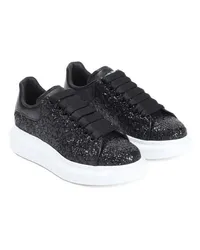 Alexander McQueen Sneakers Black Leather Sneakers Schwarz