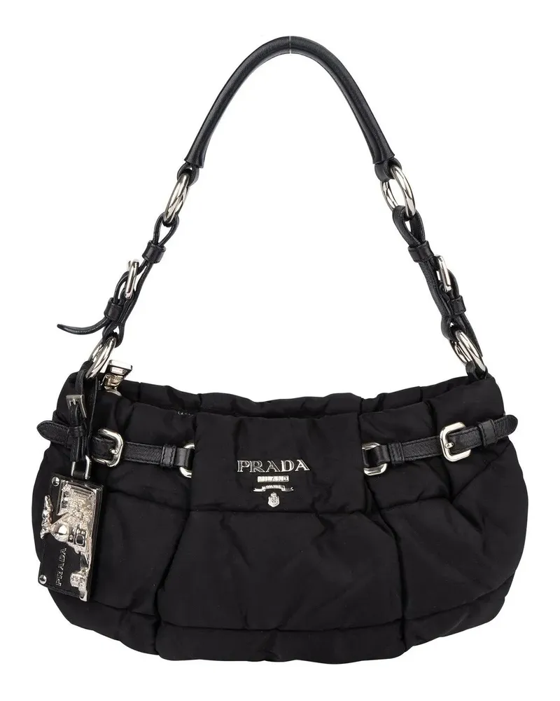 Prada Crossbody Bags  Puffy Nylon Handbag schwarz Schwarz