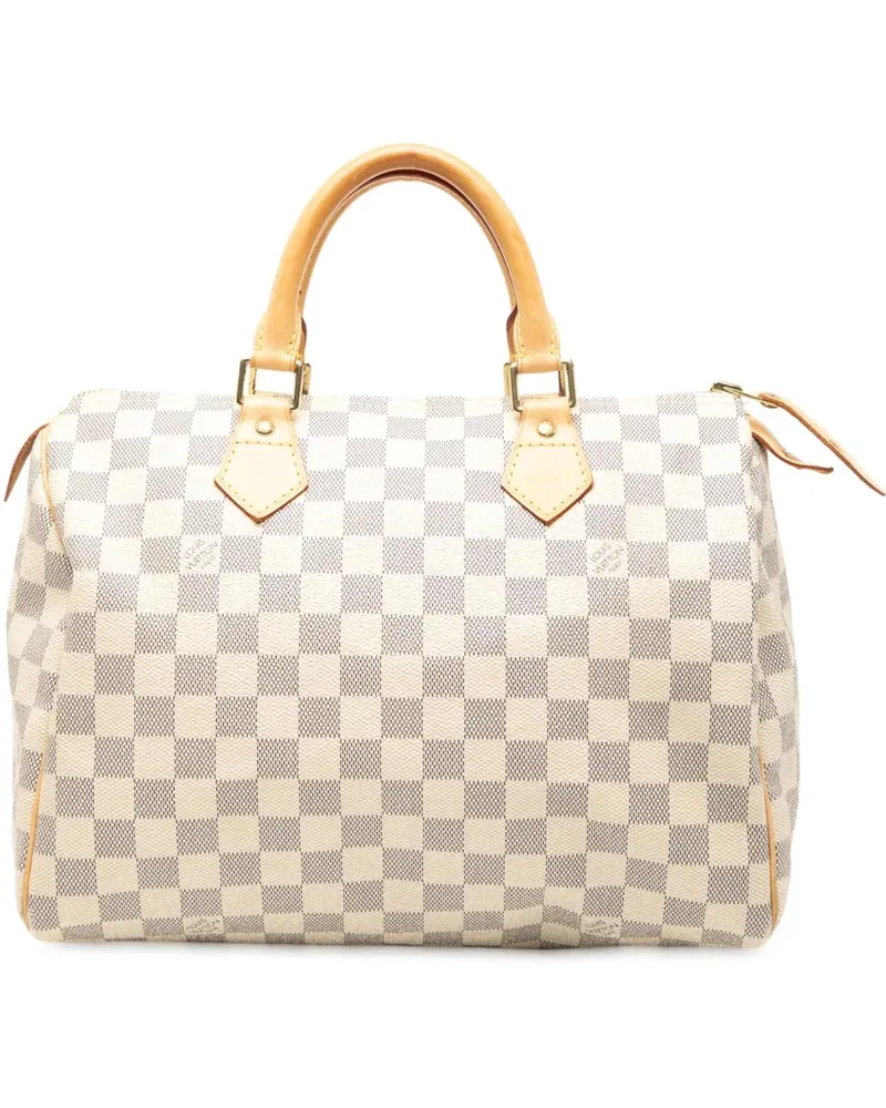 Louis Vuitton Crossbody Bags Damier Azur Speedy 30 weiß Weiß