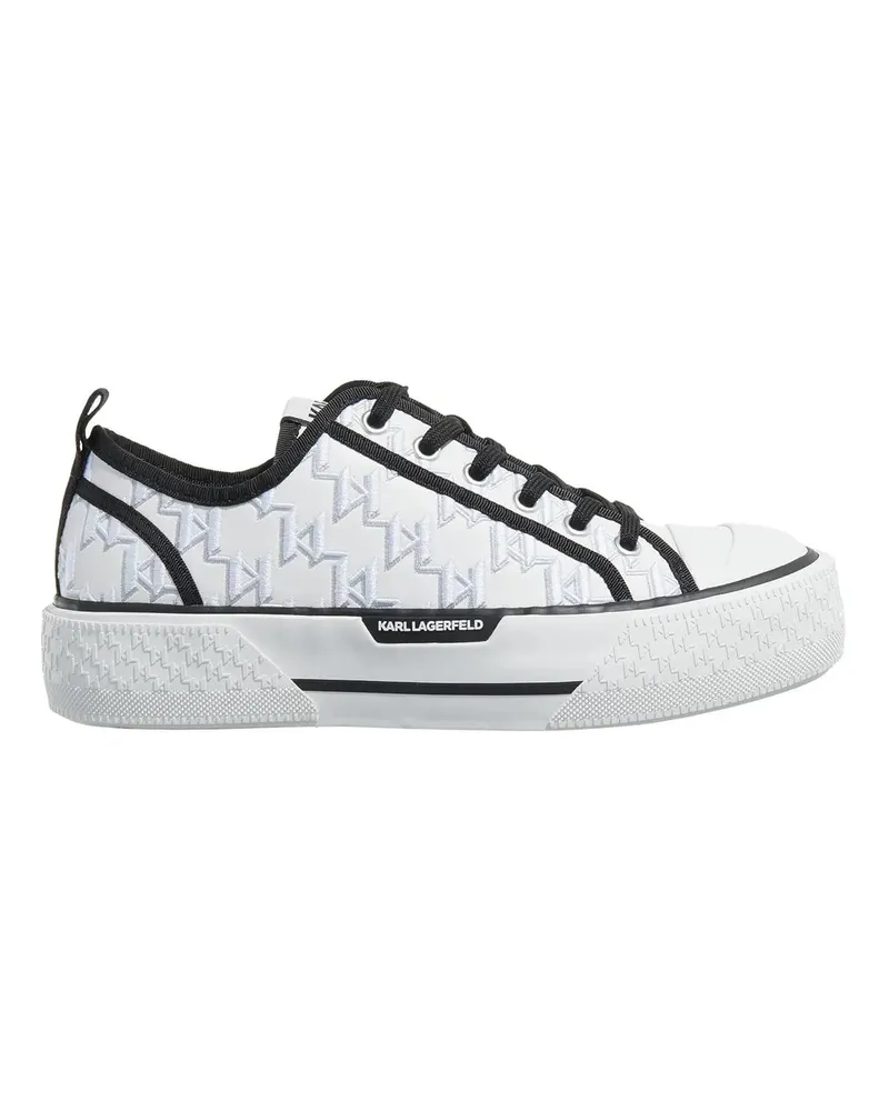 Karl Lagerfeld Low-Top Sneaker Kampus Max Iii M'Gram Embro Lo schwarz Schwarz