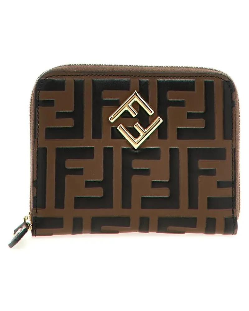 Fendi Portemonnaie Medium 'Ff Diamonds' Wallet braun Braun