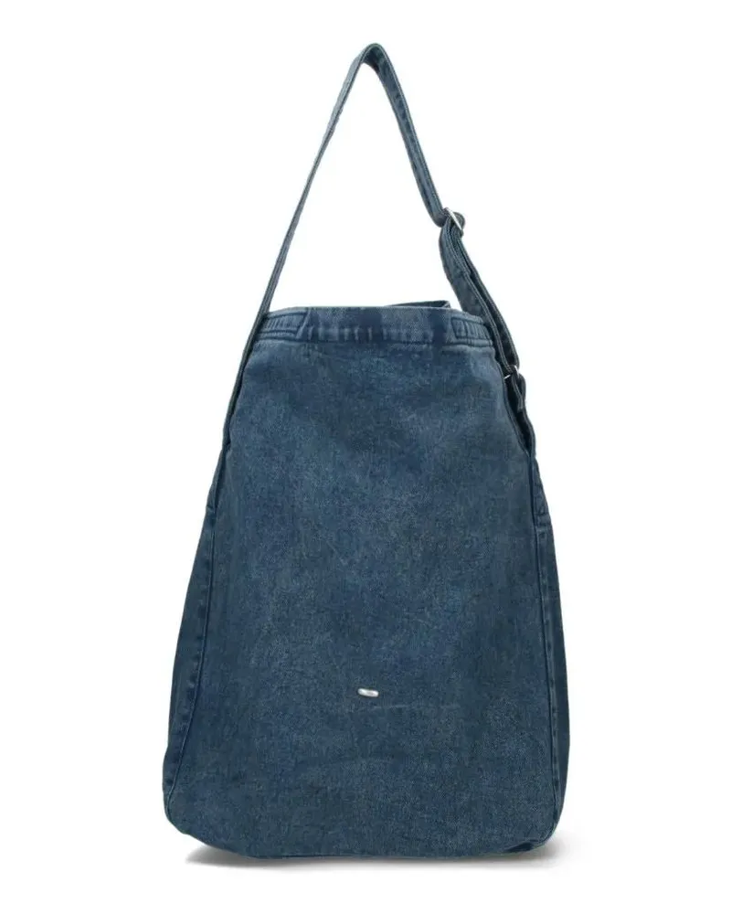 Our Legacy Shopper & Totes Minimalist Structured Bag With Refined Craftsmansh blau Blau