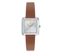 Uhren Quarz-Analoguhr  Diamante brown