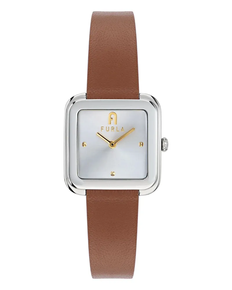 Furla Uhren Quarz-Analoguhr  Diamante brown Braun