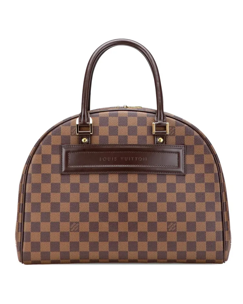 Louis Vuitton Crossbody Bags Damier Ebene Nolita 24 Heures braun Braun