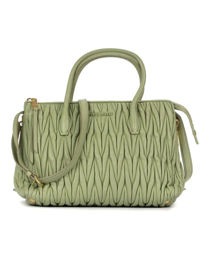 Miu Miu Crossbody Bags Crossbody Tote grün Grün