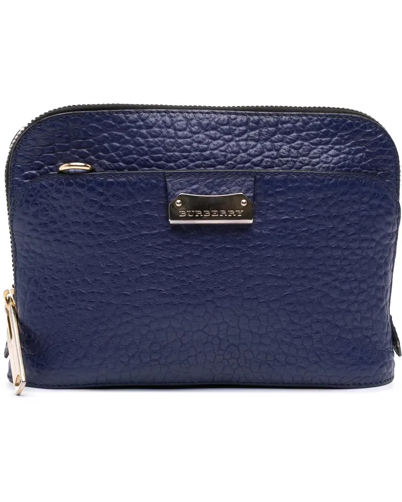 Burberry Hobo Bags Leather Harrogate Crossbody blau Blau