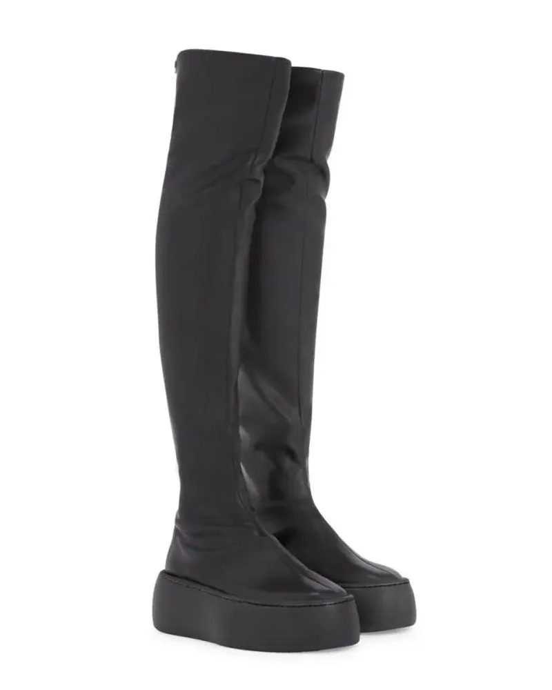 Giuseppe Zanotti Stiefel Over-The-Knee Black Ankle Boots schwarz Schwarz