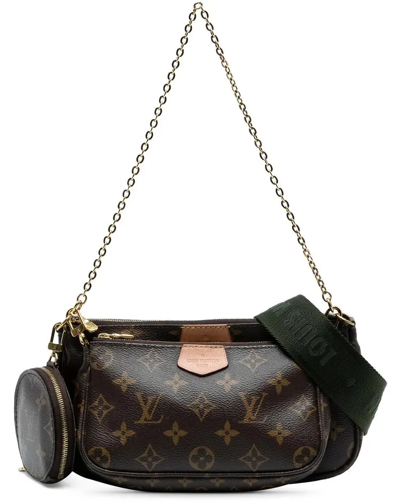 Louis Vuitton Hobo Bags Monogram Multi Pochette Accessoires braun Braun