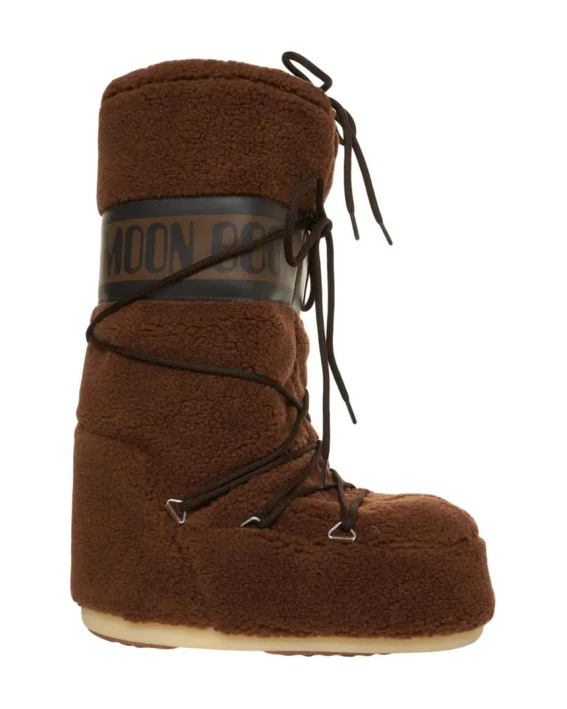 Moon Boot Stiefel Icon Fleece Boots schwarz Schwarz