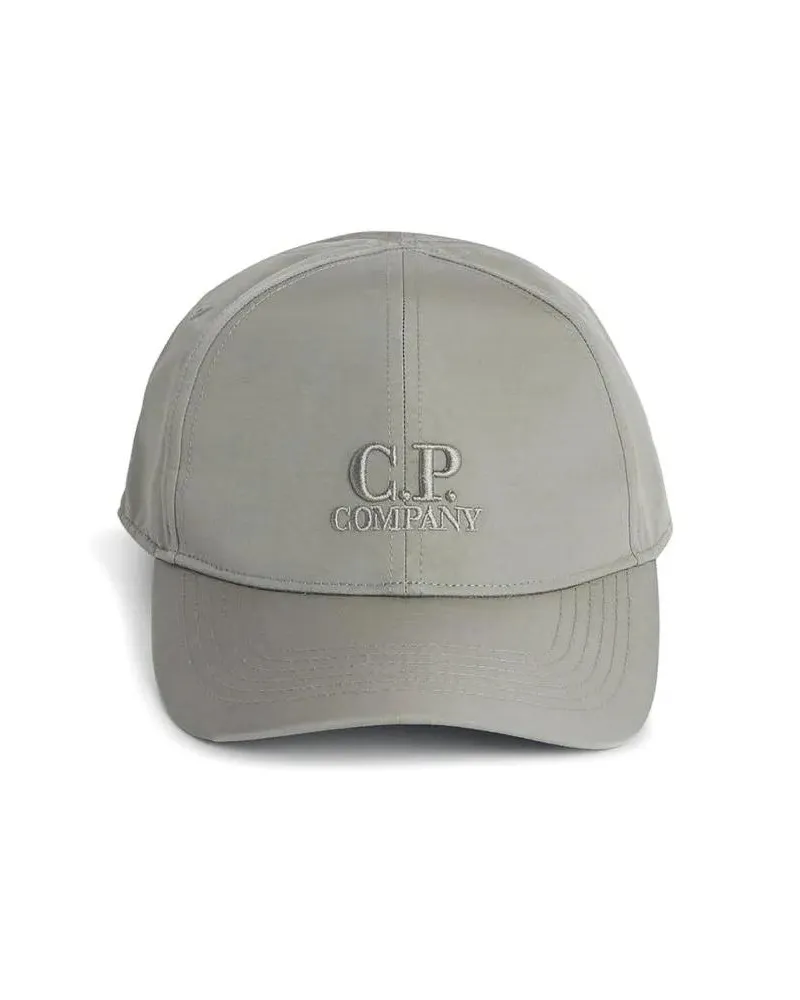 C.P. Company Caps & Mützen Chrome-r Goggle Logo Baseball Cap grau Grau