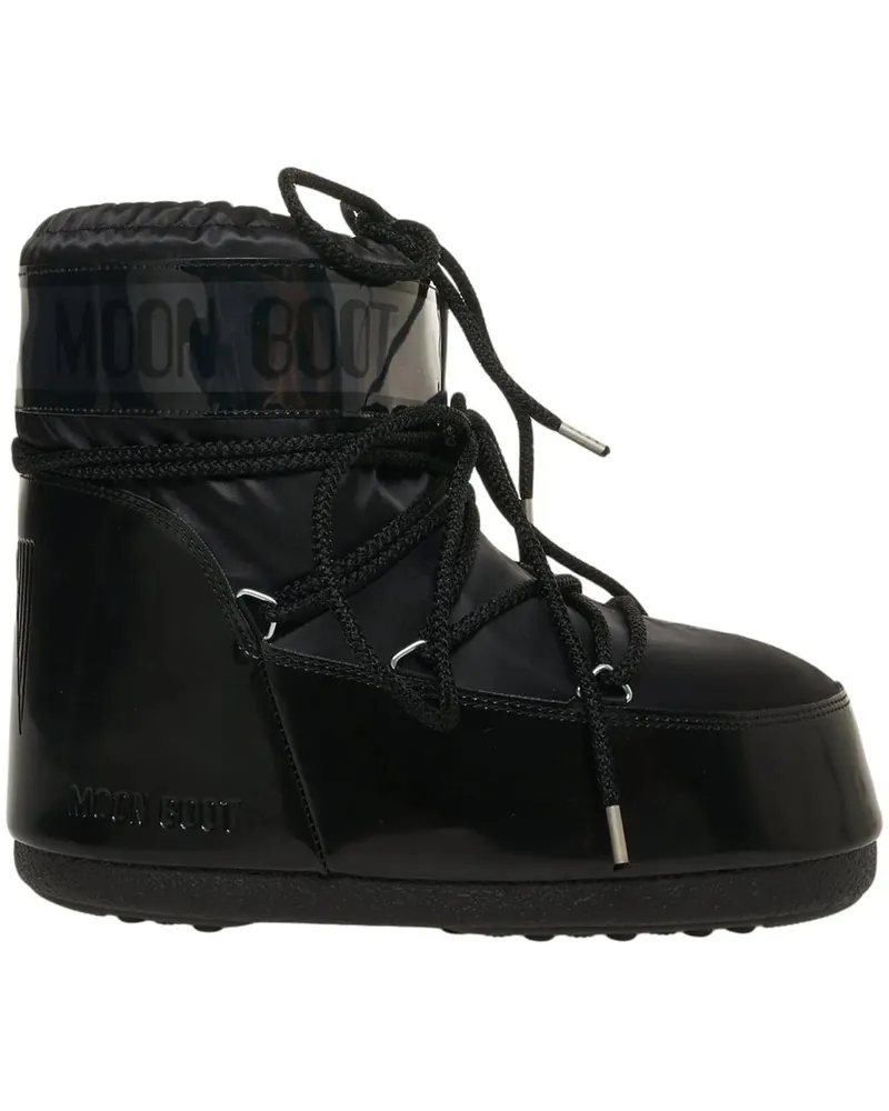 Moon Boot Stiefel Boots 'Icon Low Glance' schwarz Schwarz