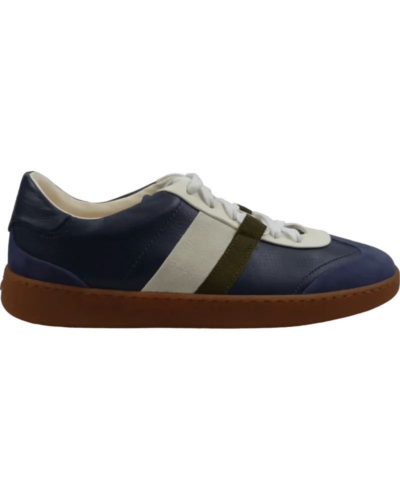 Ferragamo Low-Top Sneaker Sneakers Garda Low Navy blau Blau