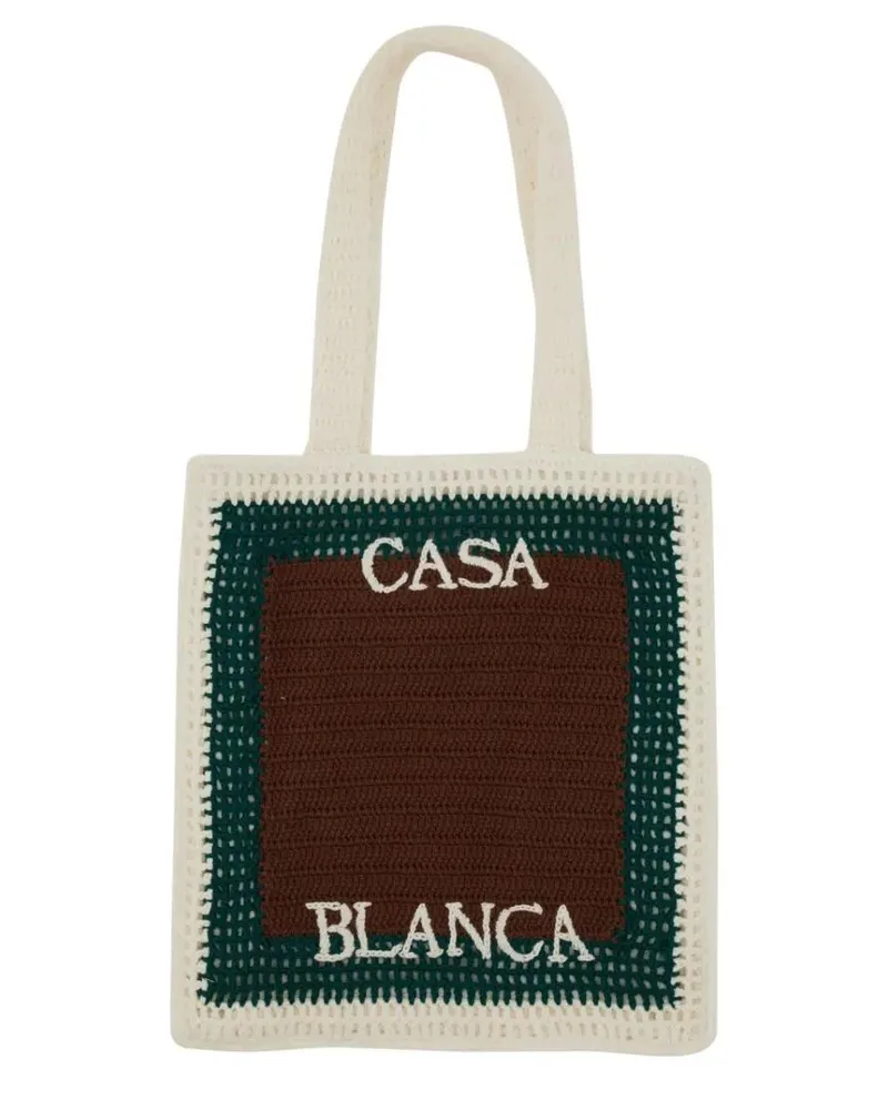 Casablanca Paris Shopper & Totes Crochet Bag schwarz Schwarz